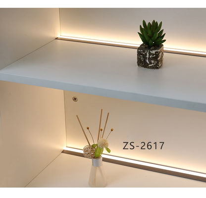 Iluminação de vitrine de design moderno para armário com luz quente de 3500K