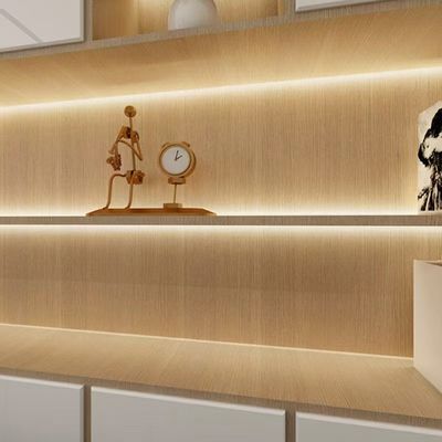 Iluminação LED Recessed Under Cabinet para armário doméstico