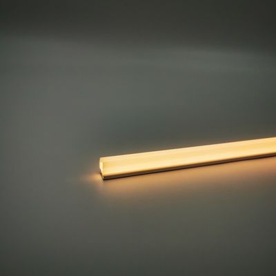Modern Warm 3500K 900LM Sliver / Black Aluminium Single Glass Shelf Light Para vidro de 6-8mm