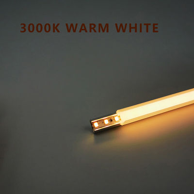 Moderno preto 3500K Quente Branco de Vidro Prateleira LED Armário Luz com 80 CRI