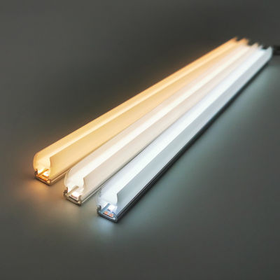 Lâmpadas LED de prateleira de vidro única em branco quente para prateleiras de varejo