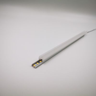 Lâmpadas LED de prateleira de vidro única em branco quente para prateleiras de varejo