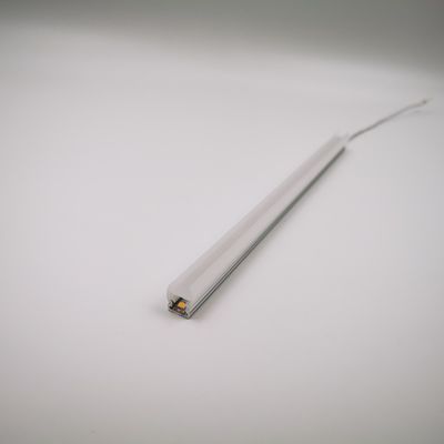 Luz de gabinete de alumínio de 12 V em branco quente para joias e vitrines