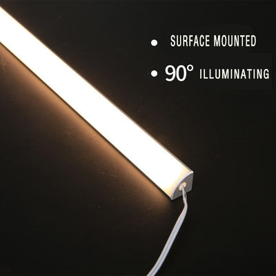 Lâmpadas de gabinete LED de superfície de alumínio anodizado modernas