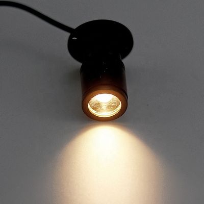 Lâmpadas LED de cor preta com opções de temperatura de cor