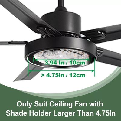 120V 15W Driverless Dia 100mm LED Light Para Led Fan Light Com Certificado ETL Substituição de Lâmpada LED de Ventilador de Tecto