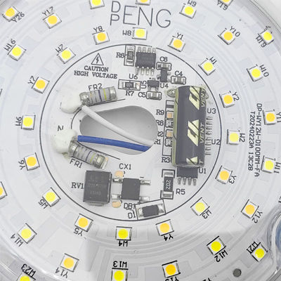Dia100mm Round Pcb Board 12w 15w AC 110V 120V 230V 3.93' Retrofit Light Kit para Tecto Flush Light Ceiling Fan Light Panel de substituição PCB 18W 3000K 6000K 1800LM 120V CRI90 Dimmable
