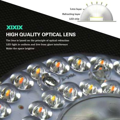 Dia125mm Round Pcb Board 4.9'' LED Retrofit Light Kit 22W Cor 3CCT 3000K/4500K/6000K CRI90 Para Ventilador de Tecto