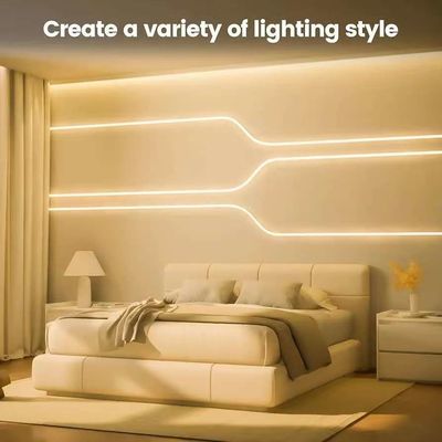 DIY Decoração Tubos de Luz de Faixa de Neão RGB Custom 12v 24v SFlexível Luz de Faixa de Neão Para Decoração de Férias Silicone IP67 Impotente Luz de Neão Exterior