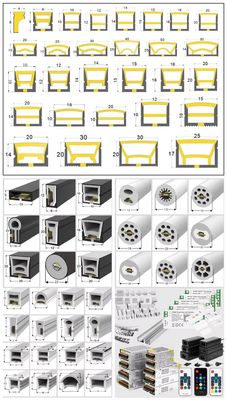 Lâmpadas de silicone flexíveis de diodo de neon 2700k-5700k Neon RGBW LED