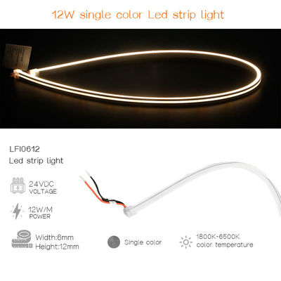 24V/12V.DC 10W Custom Flexível Neon Light Strip Para Decoração de Sala de Tecto Gabinete Iluminação Neon