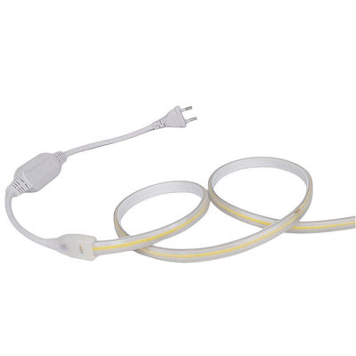110V 220V resistente à água COB LED Light Strip com PVC cola personalizável azul / gelo azul / branco / verde / roxo / dourado / rosa