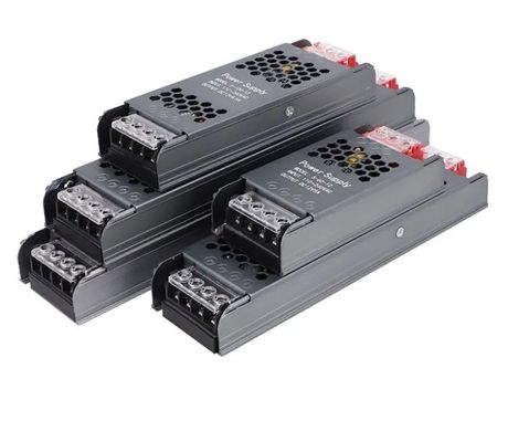 Fonte de alimentação ultra fina e fina 12V/24V 60W 100W 150W LED Driver Switching Power Supply para Led Strip Light Tin Box