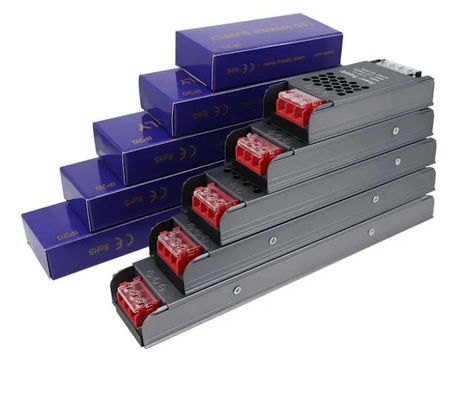 Fonte de alimentação ultra fina e fina 12V/24V 60W 100W 150W LED Driver Switching Power Supply para Led Strip Light Tin Box
