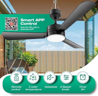 Ventiladores de teto com luzes, 36 &quot;LED Ventilador luz pendurada com gancho,Ventilador de teto tipo gancho,Luz de ventilador de teto,40W,3000-6500k,Remote Control,Ventilador portátil para cama de acampamento,Patio,(Black)N DFFFFFN`
