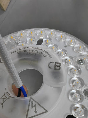 Substituição da luz do ventilador de teto LED: novos produtos: dia125mm monocor 2700K, certificação CE ROHS ERP aprovada