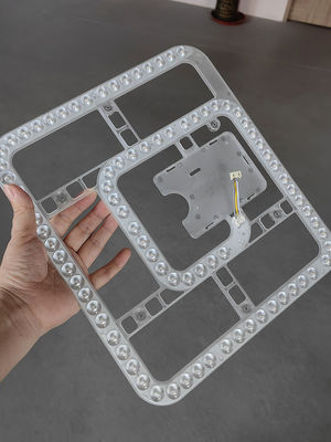 Instalação de iluminação SMD LED PCB Module 120V 3/5CCT Substituição Round Lens LED Light Module para painel de teto
