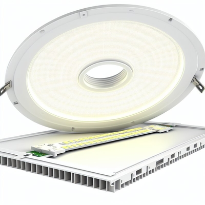 Modulo de painel de luz LED de teto de 100W, 6500K branco frio, fluxo luminoso de 960lm