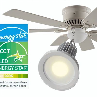 Substituição da luz LED do ventilador de teto com certificação Energy Star 3000K