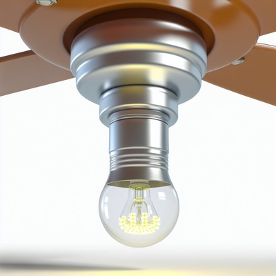 Substituição da luz do ventilador de teto LED por chip INGAN, 1200 lumens, 3000K