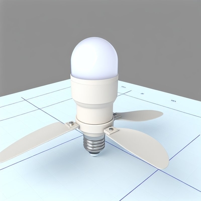 Substituição da luz do ventilador de teto LED por chip INGAN, 1200 lumens, 3000K