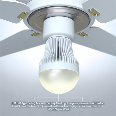 Substituição da luz do ventilador de teto LED por chip INGAN, 1200 lumens, 3000K