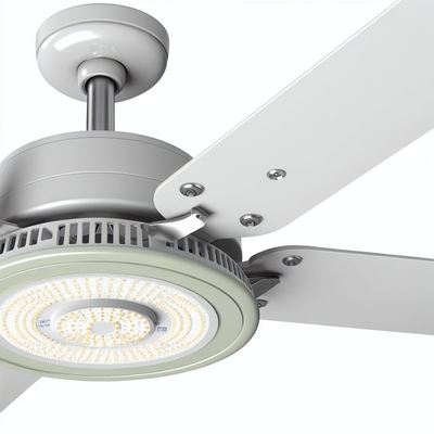 Alumínio PCB LED Substituição de luz do ventilador de teto - 135mm Dia, 3000K Branco Quente