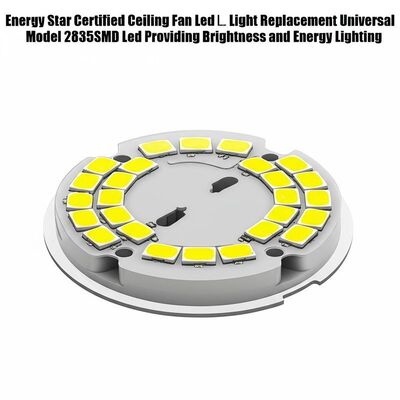 Energy Star Certified Ceiling Fan Led Light Replacement Universal Model 2835SMD Led Provisioning Brightness and Energy Lighting (Luz LED de substituição com ventilador de teto certificado Energy Star)