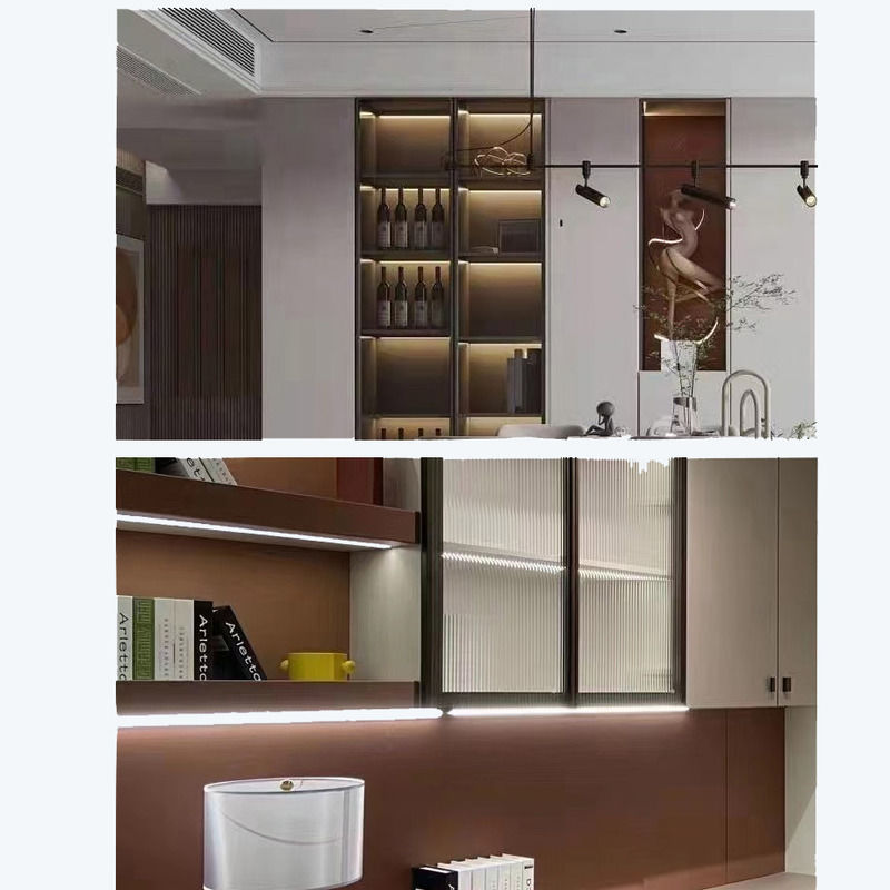 LED sob bateria de luz do armário 12V Superfície montada LED Armário de luz com 3500K Branco Quente