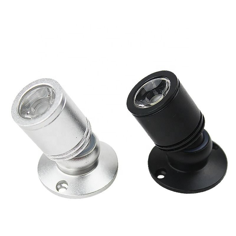 Lâmpadas LED compactas COB 3W IP65 80CRI Negro para decoração interior e exterior