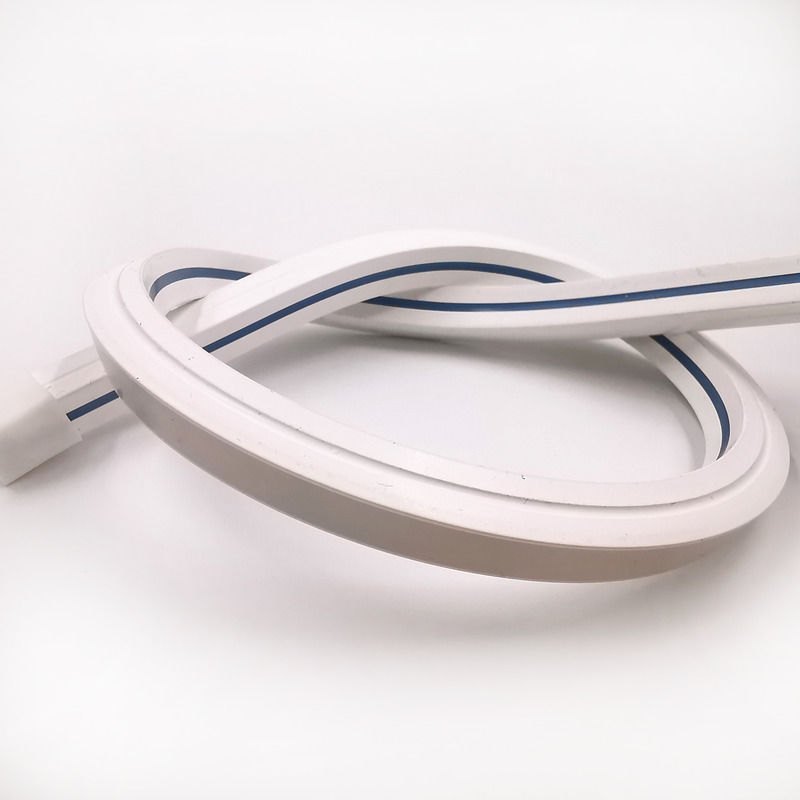 Lâmpada de estante de vidro único cor RGB flexível resistente à água luz de transbordamento lâmpada de silicone LED luz de faixa