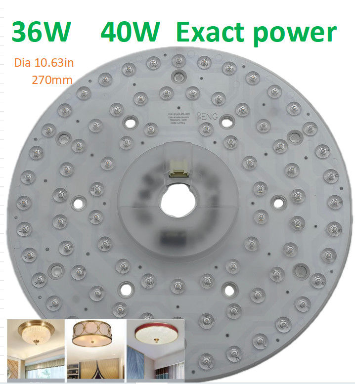 10.63" 270mm luz LED redonda de tecto de substituição 120v kit de luz LED para tecto com certificado FCC,ETL,CB,CE,LVD,EMC