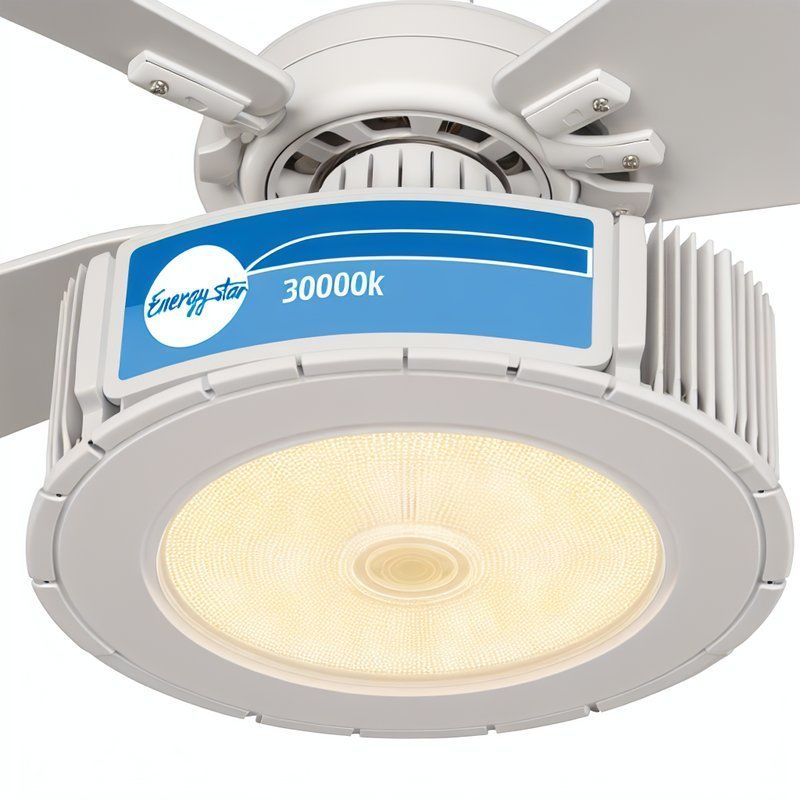 Substituição da luz LED do ventilador de teto com certificação Energy Star 3000K