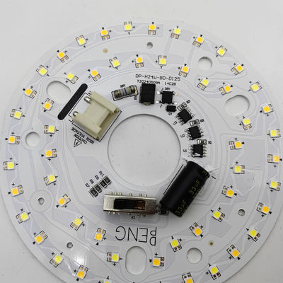 Dia125mm 4.9inch 24W LED Ceiling Fan Light Kit Retrofit Kit Ceiling Light Replacement Kit 5CCT 3000K 3500K 4000K 5000K 6000K Ajustável 12W 18W 24W Switch, 2800LM 120V ETL 2 4 Watts