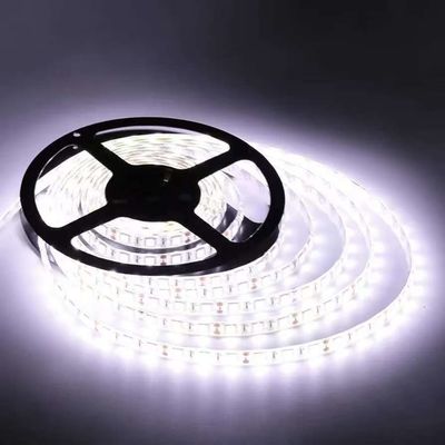 Lâmpadas de tira LED flexíveis 600 unidades LEDs Lâmpadas de tira LED à prova d'água 12 volts Lâmpadas de tira LED Pacote de 16,4ft/5m para festa de férias Casa Interior Outdoor Decoração à prova d'água Branco 1 Pacote