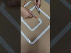 Instalação de iluminação SMD LED PCB Module 230v Substituição Lente Quadrada LED Module de luz para panela de teto